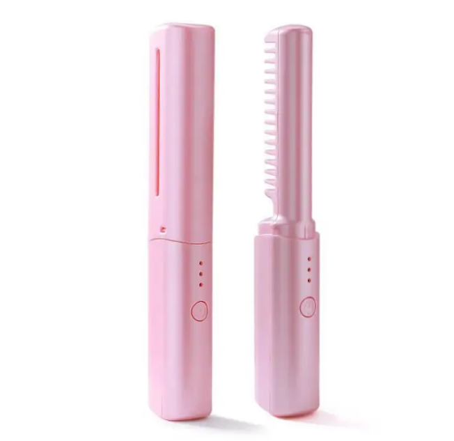 【日本爆款】便攜式無線直髮梳千萬女人的首選!一秒輕鬆搞定髮型 【日本爆款】便攜式無線直髮梳千萬女人的首選!一秒輕鬆搞定髮型