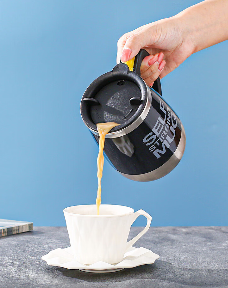 限時搶購 全自動咖啡攪拌杯 2023新款電動懶人便攜旋轉磁力杯子